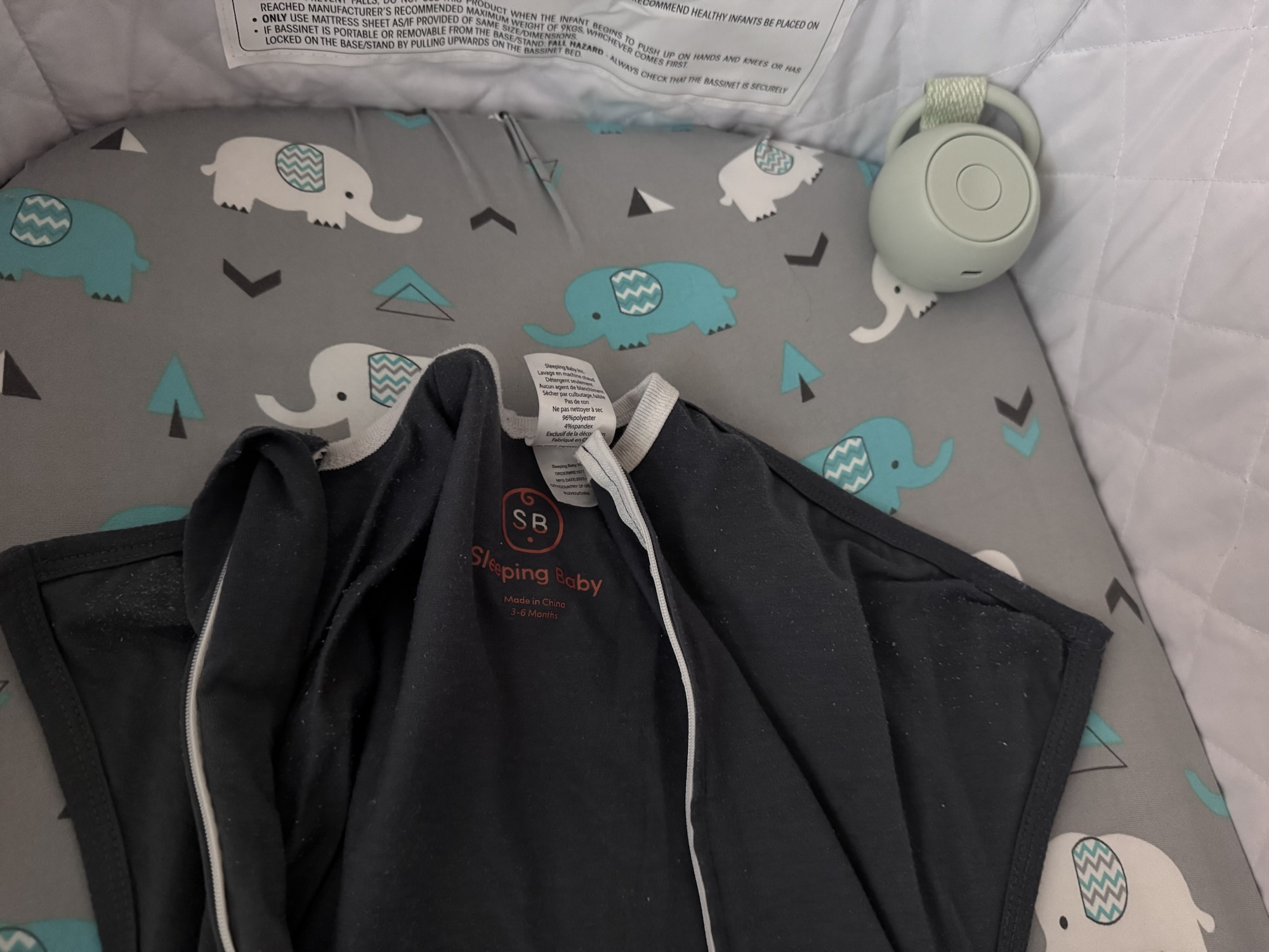 Hatch Rest Go portable sound machine for baby travel